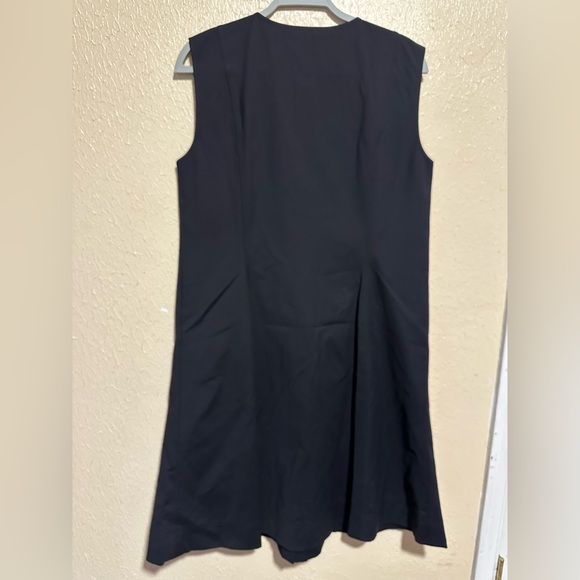 LAFAYETTE 148 NY Fahey Dress Size 14 Plus Size Button Front Sleeveless - Picture 4 of 5